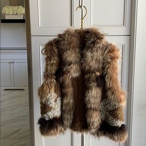 Elizabeth and James Fur Vest